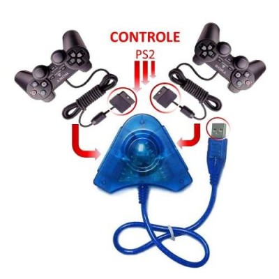 Adaptador Controle Ps1 Ps2 Ps3
